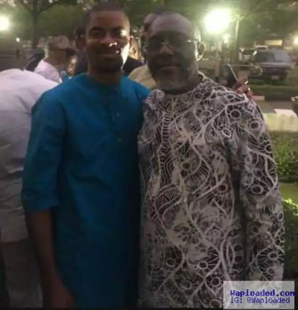 Photos: PDP Chieftain, Olisa Metuh, Regains Freedom After Meeting His Bail Conditions